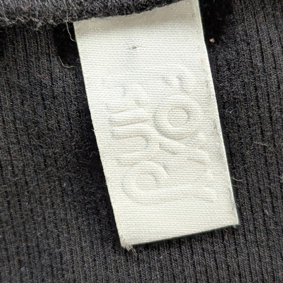 Foxy Kind Out of Pocket Oversized Ribbed Lounge Dress Black M - Picture 12 of 12